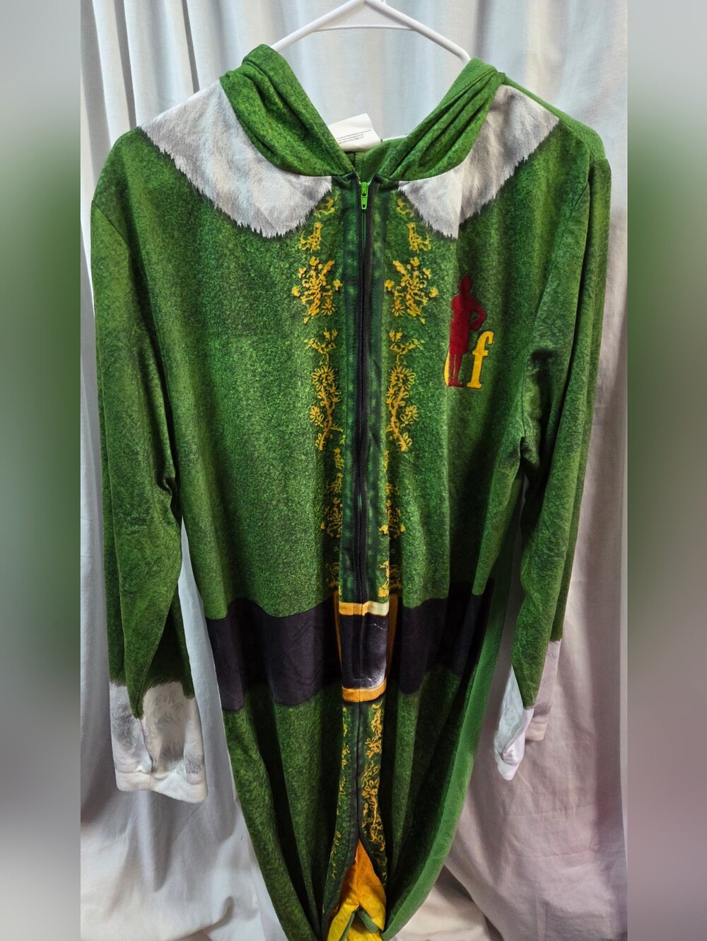 Green Elf Onesie with Hood